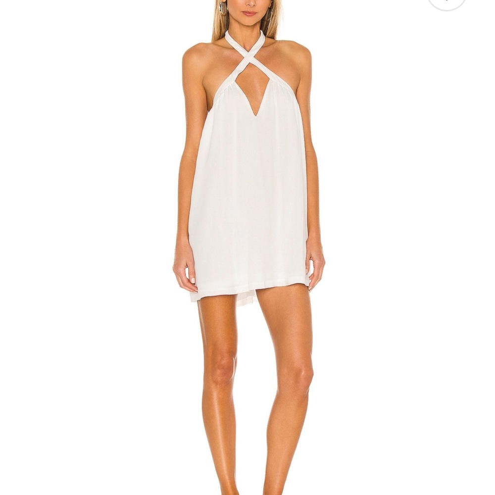 Revolve superdown trina dress white